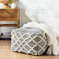 Lory Pouf Textured - Opalhouse White 17 Lory Pouf Textured - Opalhouse White -Ottomans Official Shop unnamed file 5215