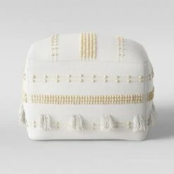 Lory Pouf Textured - Opalhouse White 19 Lory Pouf Textured - Opalhouse White -Ottomans Official Shop unnamed file 5217