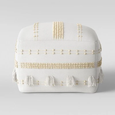 Lory Pouf Textured - Opalhouse White 9 Lory Pouf Textured - Opalhouse White – Image 7