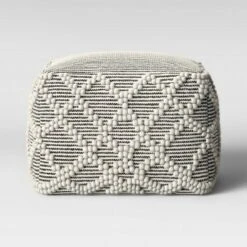 Lory Pouf Textured - Opalhouse White 23 Lory Pouf Textured - Opalhouse White -Ottomans Official Shop unnamed file 5221