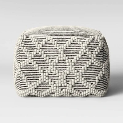 Lory Pouf Textured - Opalhouse White 13 Lory Pouf Textured - Opalhouse White – Image 11