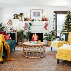 Opalhouse Designed With Jungalow Molise Faux Leather Pouf - Opalhouse™ designed with Jungalow™ Light Brown -Ottomans Official Shop unnamed file 5238