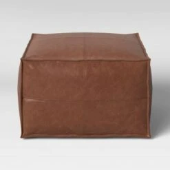 Earl Faux Leather French Seam Ottoman - Project 62™ 9 Earl Faux Leather French Seam Ottoman - Project 62™ -Ottomans Official Shop unnamed file 5248