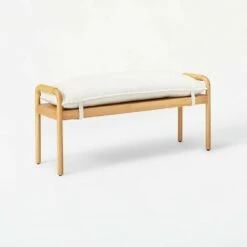 Threshold Designed W/Studio McGee Ventura Bench Natural - Threshold™ designed with Studio McGee -Ottomans Official Shop unnamed file 533