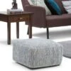 Terri Square Pouf - WyndenHall Patterned Maroon Melange 1 Terri Square Pouf - WyndenHall Patterned Maroon Melange -Ottomans Official Shop unnamed file 5352