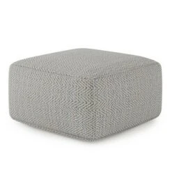 Terri Square Pouf - WyndenHall Patterned Maroon Melange 17 Terri Square Pouf - WyndenHall Patterned Maroon Melange -Ottomans Official Shop unnamed file 5358