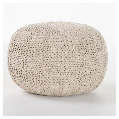 Yuny Handcrafted Modern Fabric Pouf - Christopher Knight Home Yellow 11 Yuny Handcrafted Modern Fabric Pouf - Christopher Knight Home Yellow – Image 9