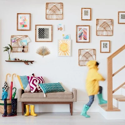 Verken Mid Century Modern Settee Bench - Project 62 Gray 3 Verken Mid Century Modern Settee Bench - Project 62 Gray