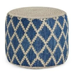 Nesbitt Round Pouf - WyndenHall Natural/gray 21 Nesbitt Round Pouf - WyndenHall Natural/gray -Ottomans Official Shop unnamed file 5534