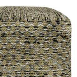 Tabitha Square Woven PET Polyester Pouf Green/Black - WyndenHall -Ottomans Official Shop unnamed file 5662