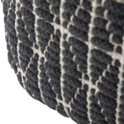 Burrell Transitional Cube Pouf in Dark Blue/White - WyndenHall 11 Burrell Transitional Cube Pouf in Dark Blue/White - WyndenHall -Ottomans Official Shop unnamed file 5701