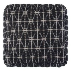 Burrell Transitional Cube Pouf in Dark Blue/White - WyndenHall 12 Burrell Transitional Cube Pouf in Dark Blue/White - WyndenHall -Ottomans Official Shop unnamed file 5702