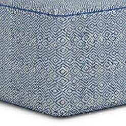 Dougan Square Pouf Patterned - WyndenHall Black/natural -Ottomans Official Shop unnamed file 5721