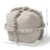 Alfro Handwoven Cotton Fringe Pouf Ottoman - Baxton Studio Gray 2 Alfro Handwoven Cotton Fringe Pouf Ottoman - Baxton Studio Gray -Ottomans Official Shop unnamed file 5782