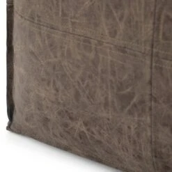 Dante Square Pouf Distressed Brown - WyndenHall -Ottomans Official Shop unnamed file 5804