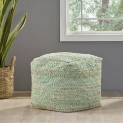 Abella Moroccan Inspired Pouf - Christopher Knight Home Ivory 12 Abella Moroccan Inspired Pouf - Christopher Knight Home Ivory -Ottomans Official Shop unnamed file 5815