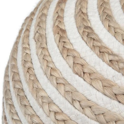 Deni Round Pouf Natural Jute - WyndenHall 4 Deni Round Pouf Natural Jute - WyndenHall – Image 2