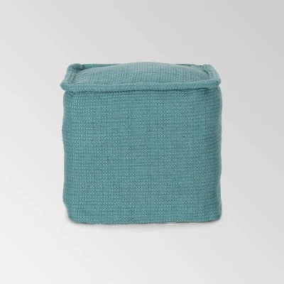 Cadence Boho Yarn Pouf - Christopher Knight Home Burgundy 7 Cadence Boho Yarn Pouf - Christopher Knight Home Burgundy – Image 5