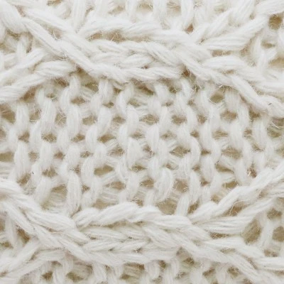 Morven Handmade Boho Fabric Pouf Cream - Christopher Knight Home 7 Morven Handmade Boho Fabric Pouf Cream - Christopher Knight Home – Image 5