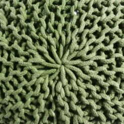 Moro Handcrafted Modern Cotton Pouf - Christopher Knight Home Ecru -Ottomans Official Shop unnamed file 5907