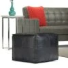 Dennie Square Pouf Black - WyndenHall -Ottomans Official Shop unnamed file 5912