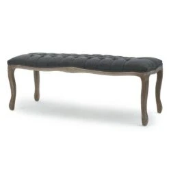 Tassia Tufted Bench - Christopher Knight Home Dark Blue -Ottomans Official Shop unnamed file 592