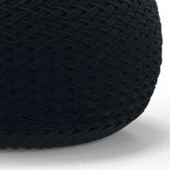 Faye Velvet Round Pouf - WyndenHall Gray -Ottomans Official Shop unnamed file 5952