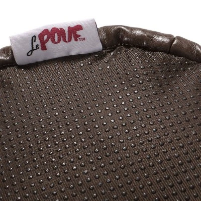 Baddow Contemporary Faux Leather Channel Stitch Cylinder Pouf - Christopher Knight Home Caramel 5 Baddow Contemporary Faux Leather Channel Stitch Cylinder Pouf - Christopher Knight Home Caramel – Image 3