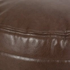 Baddow Contemporary Faux Leather Channel Stitch Cylinder Pouf - Christopher Knight Home Caramel 12 Baddow Contemporary Faux Leather Channel Stitch Cylinder Pouf - Christopher Knight Home Caramel -Ottomans Official Shop unnamed file 5989