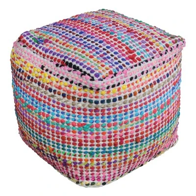 Madrid Pouf - Christopher Knight Home Indigo 7 Madrid Pouf - Christopher Knight Home Indigo – Image 5