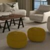 Vanessa Round Pouf Golden Yellow - WyndenHall 2 Vanessa Round Pouf Golden Yellow - WyndenHall -Ottomans Official Shop unnamed file 6027