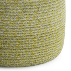 Brodie Round Braided Pouf Muted Yellow/Natural - WyndenHall -Ottomans Official Shop unnamed file 6037