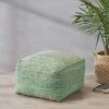 Large Abella Boho Rectangular Pouf - Christopher Knight Home Aqua -Ottomans Official Shop unnamed file 6076