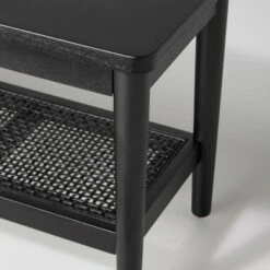 Hearth & Hand W/Magnolia Furniture Wood & Cane Accent Bench - Hearth & Hand™ with Magnolia Brown -Ottomans Official Shop unnamed file 611