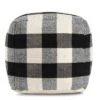 Chinese Checkers Pouf Black/White - Anji Mountain