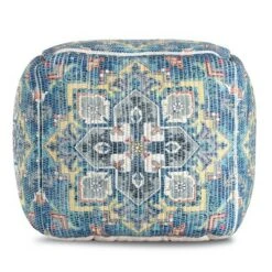Deep Tracks Pouf - Anji Mountain Pink/green