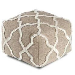 B Sides Moroccan Inspired Pouf - Anji Mountain Brown/ivory 14 B Sides Moroccan Inspired Pouf - Anji Mountain Brown/ivory -Ottomans Official Shop unnamed file 6158