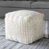 Park Hill Collection Indoor/Outdoor Ardwick Pattern Pouf -Ottomans Official Shop unnamed file 6190