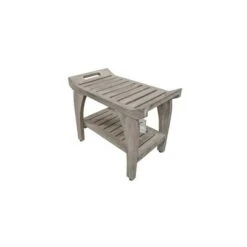 24" Tranquility GR156 Wide Teak Wood Shower Bench with Handles - CoastalVogue -Ottomans Official Shop unnamed file 6214