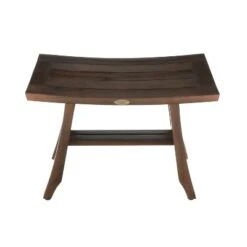 24" Satori DT161 Wide Teak Wood Shower Stool for Shaving Legs - DecoTeak -Ottomans Official Shop unnamed file 6306
