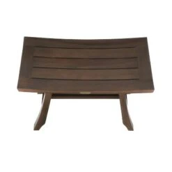 24" Satori DT161 Wide Teak Wood Shower Stool for Shaving Legs - DecoTeak -Ottomans Official Shop unnamed file 6309