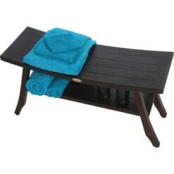 34" Satori DT176 Wide Teak Wood Shower Bench with Shelf - DecoTeak 11 34" Satori DT176 Wide Teak Wood Shower Bench with Shelf - DecoTeak -Ottomans Official Shop unnamed file 6364