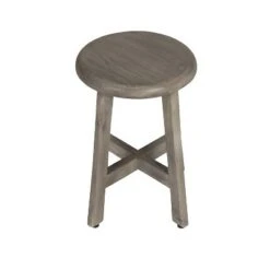 18" Shoji GR910 Tall Teak Wood Stool for Showers/Vanities - CoastalVogue -Ottomans Official Shop unnamed file 6377