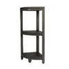 32" SnazzyCorner Tall Teak Shower Shelf Light Gray - CoastalVogue -Ottomans Official Shop unnamed file 6391