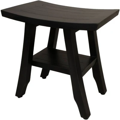 18" Satori GR167 Wide Teak Shower Bench with Shelf - CoastalVogue 5 18" Satori GR167 Wide Teak Shower Bench with Shelf - CoastalVogue – Image 3