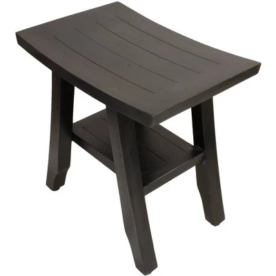 18" Satori GR167 Wide Teak Shower Bench with Shelf - CoastalVogue 10 18" Satori GR167 Wide Teak Shower Bench with Shelf - CoastalVogue – Image 8