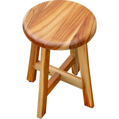 18" Shoji ED910 Tall Teak Stool for Showers/Vanities - EcoDecors 5 18" Shoji ED910 Tall Teak Stool for Showers/Vanities - EcoDecors – Image 3