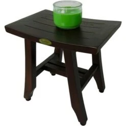 14" Satori DT50 Wide Teak Wood Shower Bench for Bathrooms - DecoTeak -Ottomans Official Shop unnamed file 6440