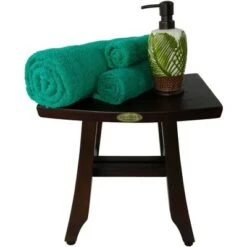 14" Satori DT50 Wide Teak Wood Shower Bench for Bathrooms - DecoTeak -Ottomans Official Shop unnamed file 6442
