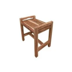 20" Eleganto ED982 Wide Teak Shower Bench with Handles - EcoDecors -Ottomans Official Shop unnamed file 6451